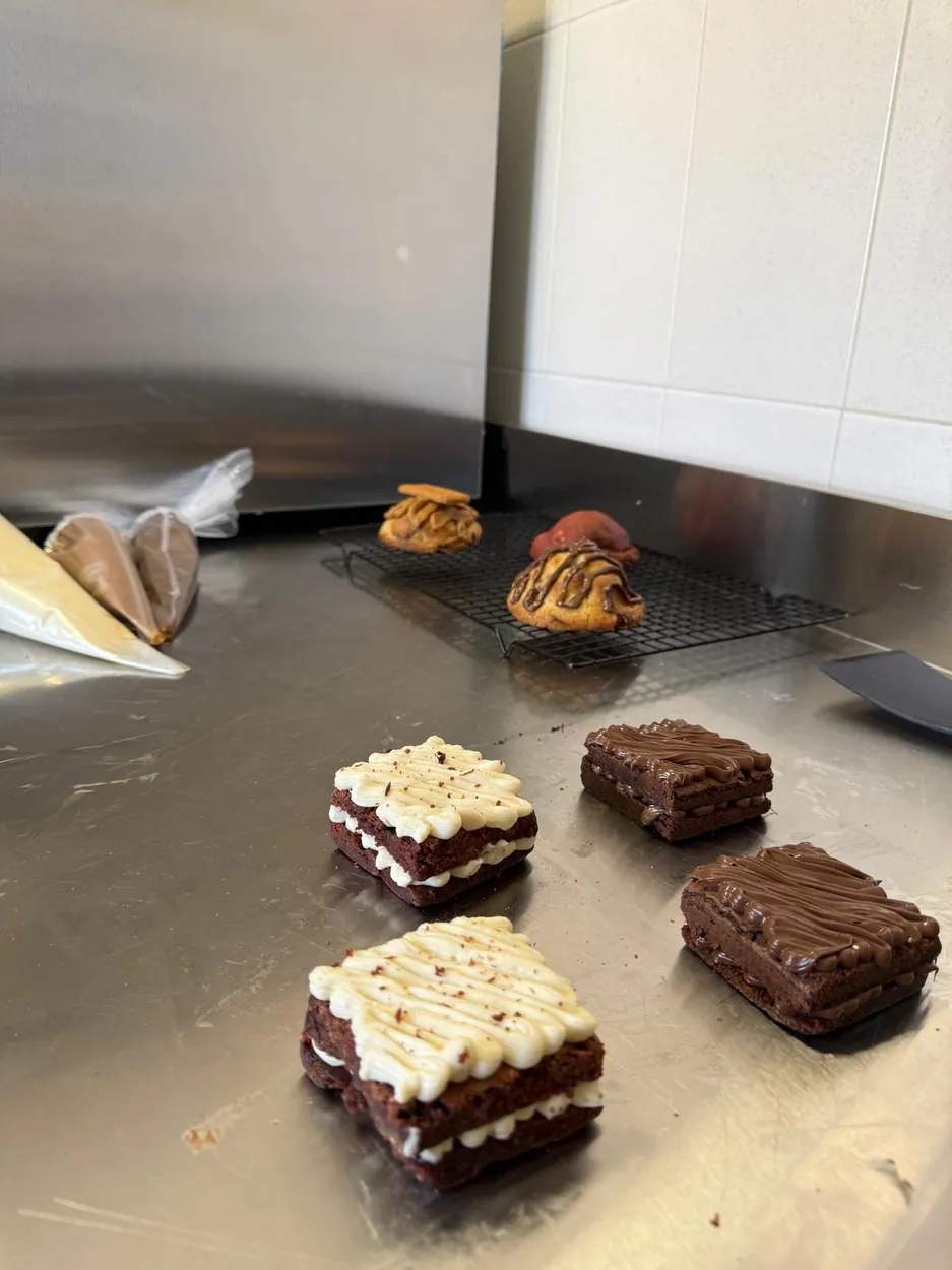 Blokko Brownies acabados de fazer